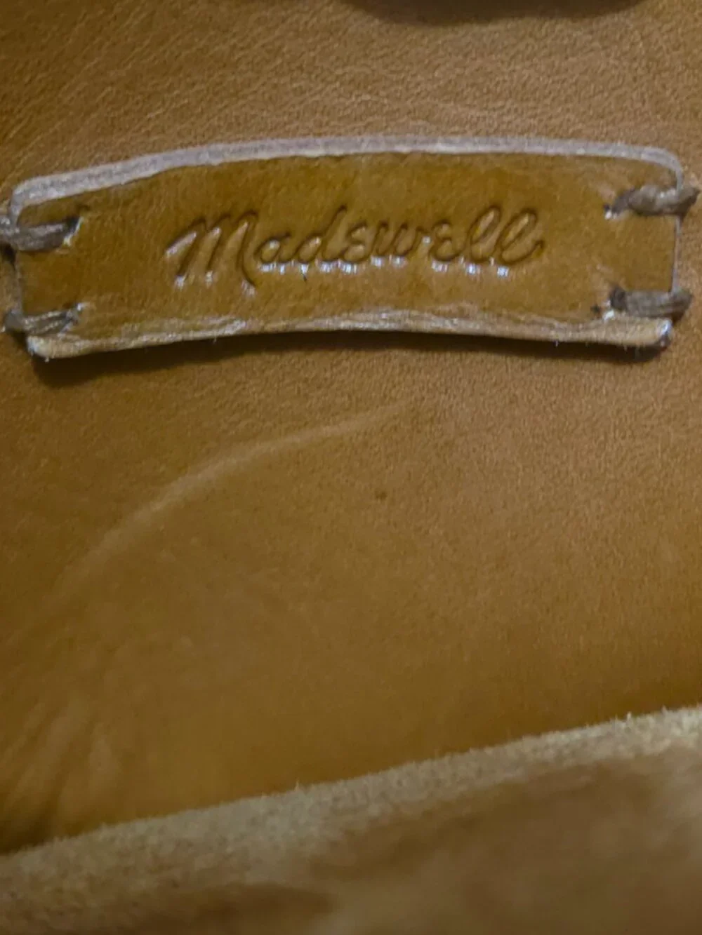 Madewell The Abroad Brown Leather Shoulder Bag
